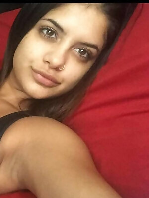 Showing Off Her Piercing