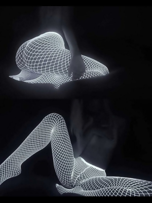 Glow In The Dark Fishnets Just Look So Sexy