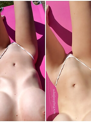 Sunbathing And Being Boner Material For The Horny Husbands Of The Neighbourhood